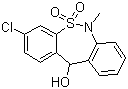 26723-60-4 3-chloro-6,11-dihydro-  6-methyldibenzo[c,f][1,2]thiazepin-11-ol 5,5-dioxide